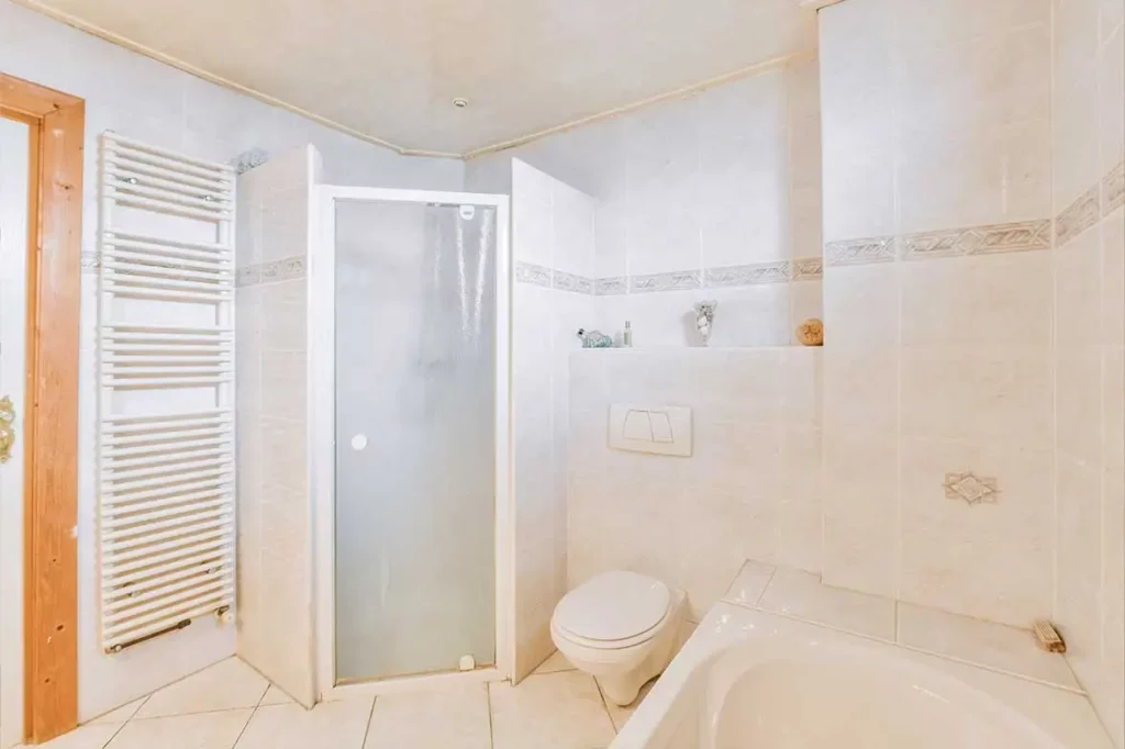 frosted shower doors