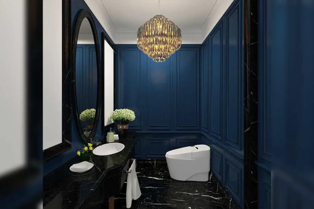modern blue bathroom ideas
